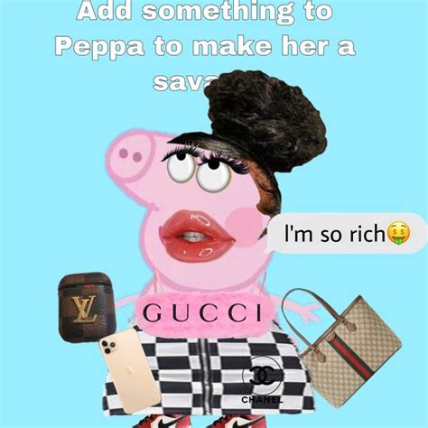 gucci peppa pig fake|peppa pig credits 15.